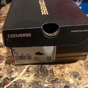 Converse Infant Black and White Sneakers